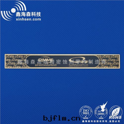 精密蝕刻(kè)加工标(biāo)牌(pái)